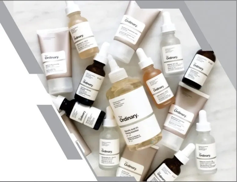 The Ordinary skincare products arranged for a routine in Pakistan